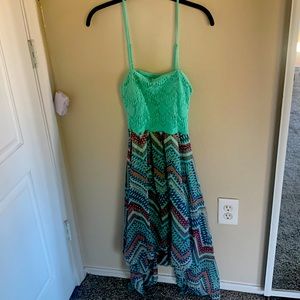 Teal dress